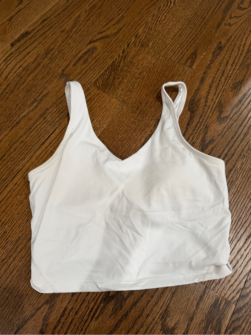 White Workout Tank Top